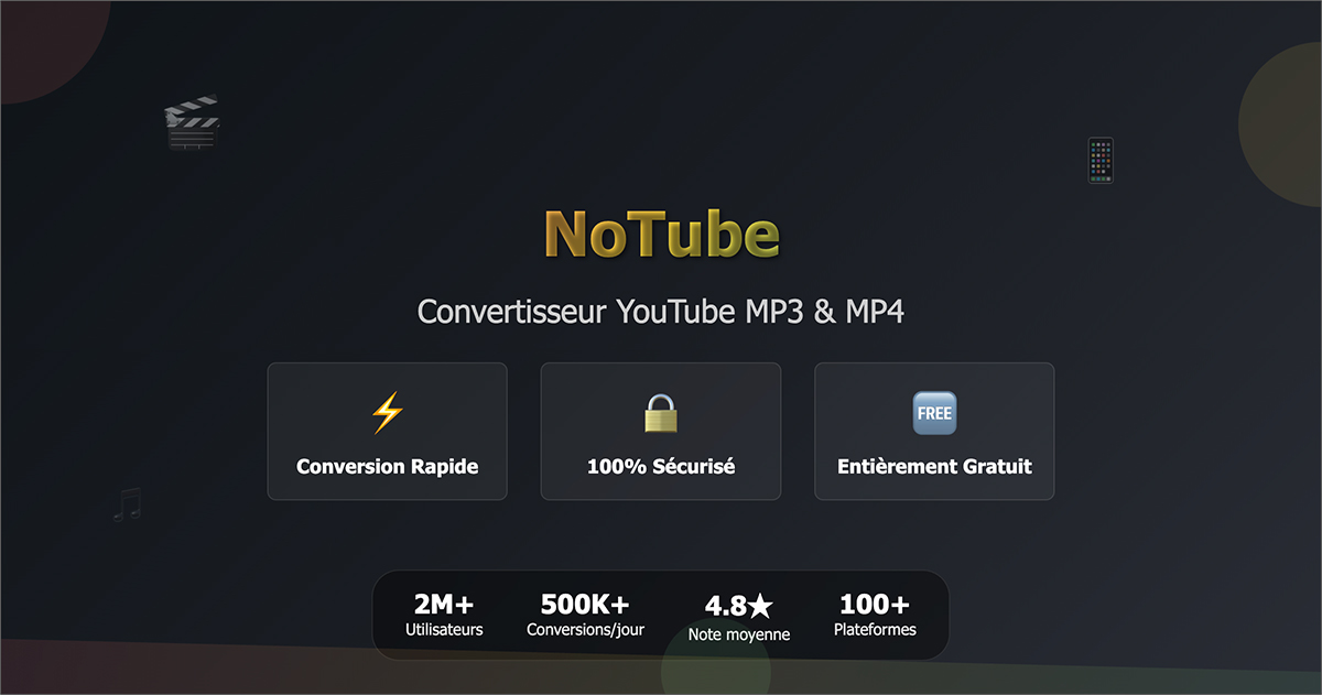 Accueil officiel de Notube